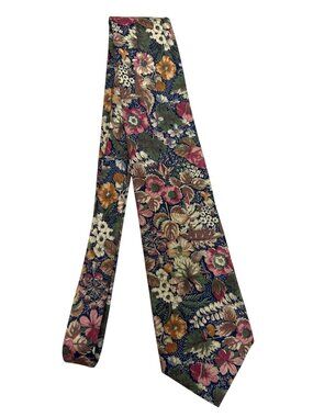 Vintage TANGO by max Raas Floral Necktie 100% Cotton